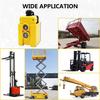 Dump Trailer Remote Control Switch 12V DC Up Down Control Switch Hydraulic Pump Power Acting Lift Unloading Truck XT