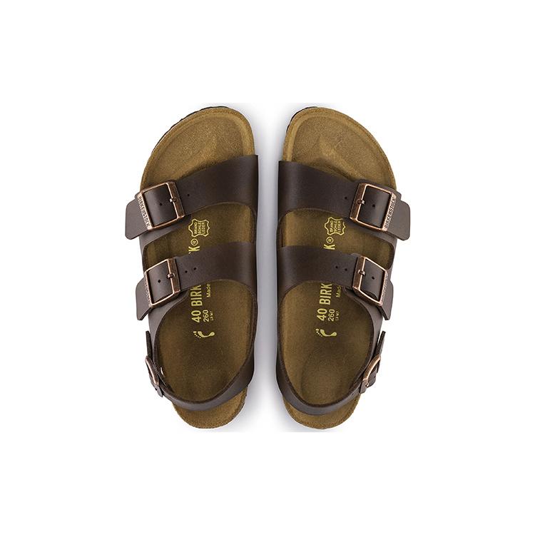 Birkenstock Milano Birko Flor Sandals 'Dark Brown' 34701