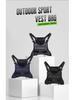 Men's Casual Cycling & Hiking Chest Bag - Functional Vest Bag for Running & Fitness