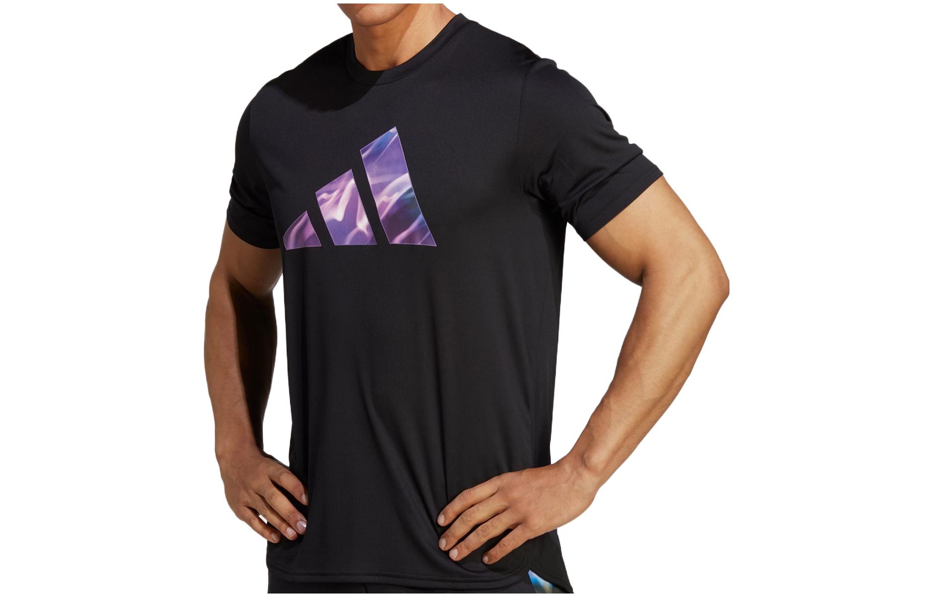 

Adidas T Shirts Men s Black Crew Neck Moderate Straight Fit IB7919 XL