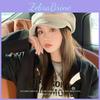 Womens Korean Beret Style Octagonal Autumnwinter Warm Newsboy Hat For Large Head Circumference