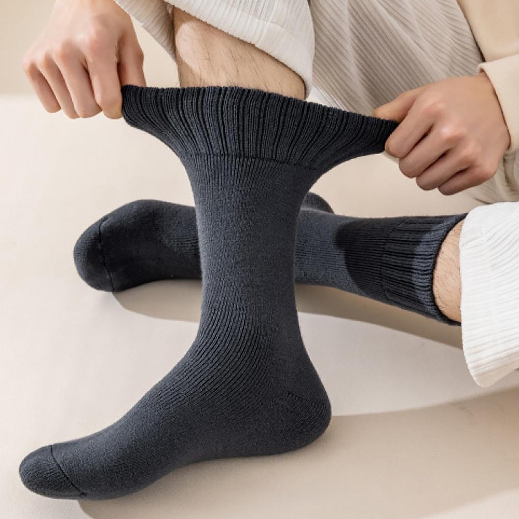 5 Perechi de Șosete Termice Fleece de Iarnă pentru Bărbați