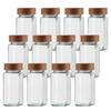 Transparent Glass Seasoning Bottle Set, Wooden Lid, Salt Bottle, Spice Container, Salt and Pepper Bottle, Kitchen Seasoning Box