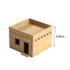 1/72 House Model Building Landscape Materials Wooden Puzzle Toys 3D Puzzles Unassembly for
