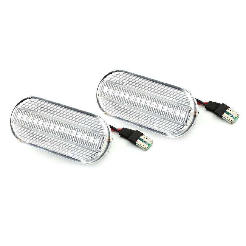 VW Polo 9N Side Indicators Set LED Dynamic Clear 01-05 Upgrade Plug & Play