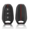 Shell Cover Holder Car Key Fob Case 5008 DS5 DS6 For Peugeot 208 DS3 For Citroen C4 C5 X7 Silicone Rubber Smart Remote Key Cover