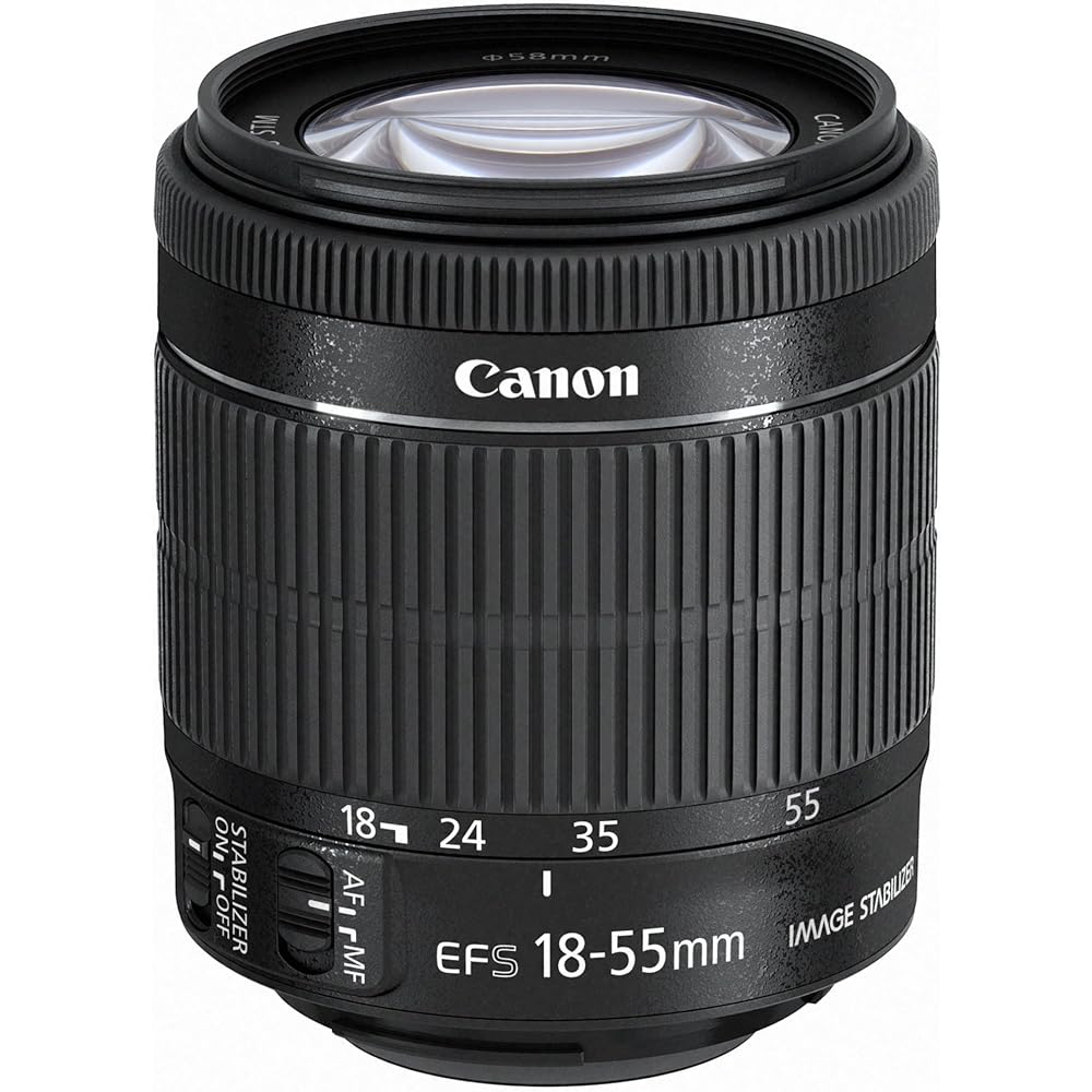 Canon Standard Zoom Lens EF-S18-55mm F3.5-5.6 IS STM APS-C Compatible