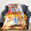 Argentina World Cup Champion Team Collage Print Fleece Blanket Soccer Fan Soft Warm Throw Blanket for Sofa Bedroom Home Decor Gift
