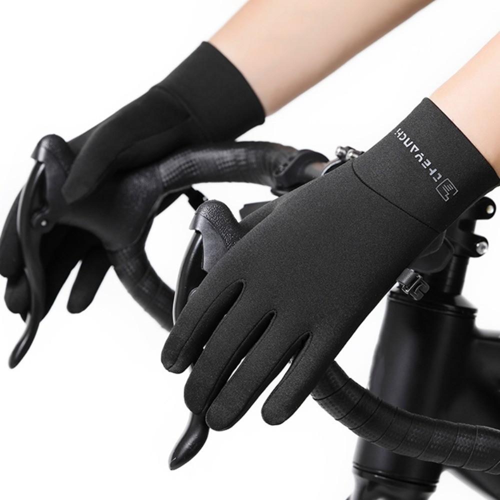Thick Cycling Gloves Lock Buckle Warm Outdoor Gloves Winter Cycling Gloves Sports