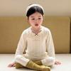 Kids Cotton Lycra Pajamas Set A Skin-friendly Long Sleeve Winter Homewear Boys Girls