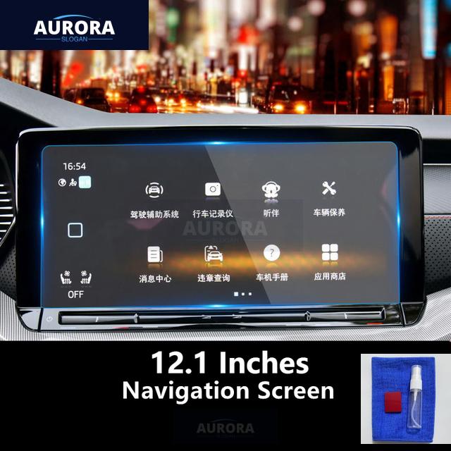 For SKODA OCTAVIA Dashboard Navigation Screen Transparent TPU Protective Film Anti-scratch Repair Film Accessories Refit