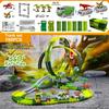 Children Electric Track Toy Car Engineering Minin Car Set Kids Puzzle Boy Toys Track Car Anti-gravity Track Train Gift for Kid