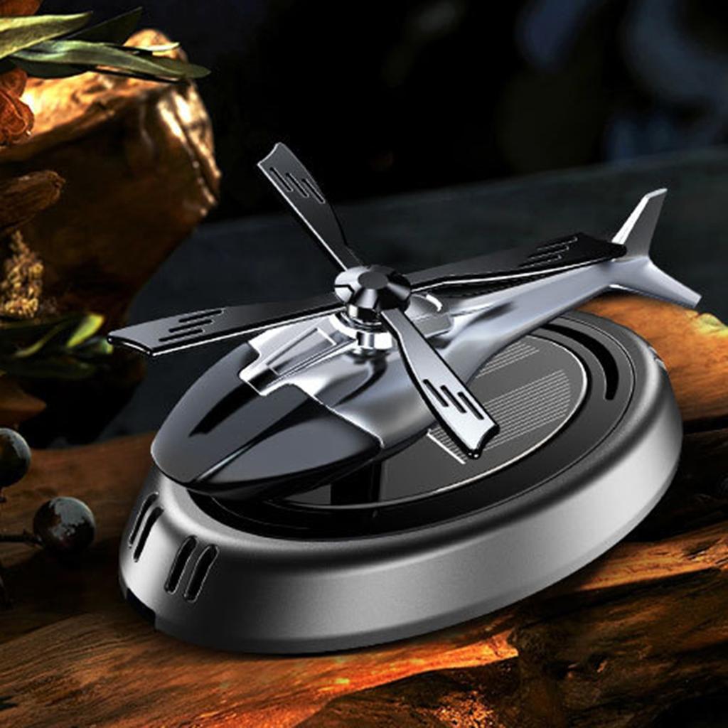 Auto Aromatherapie Solar Flugzeug Auto Mittelkonsole Parfüm Ornamente, Drehsitz Auto Aromatherapie Kreative Auto Ornamente 10ml