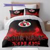 Name Custom Club Tijuana Logo Pattern Bedding Set Quilt Cover Pillowcase Home Decor Gift (1 * duvet cover + 2 * pillowcase, without core)