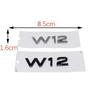 ABS Car Body Emblem Sticker Rear Trunk Badge for Audi W12 A4 A5 Q3 A6 TT SLINE A3 A7 A8 RS4 Q5 Q7 S4 S5 S6 RS7 RS8 Accessories