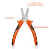 German Style Small Crimping Pliers 0.25-2.5mm Hardware Tools Accessories