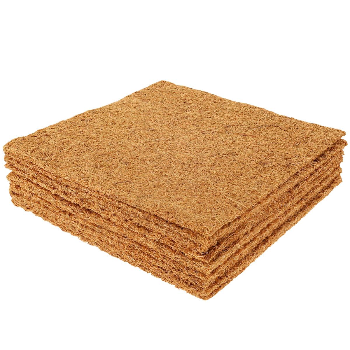 

10 шт. 13 дюймов подстилки для гнезда для кур многофункциональные многоразовые подстилки для гнезда для кур натуральные подстилки из кокосовой пальмы для гнезда для кур