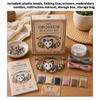 Kit Creativo per la Realizzazione di Braccialetti con Perline a Forma di Polpo con Materiale Giada per Artigianato di Gioielli Fai da Te