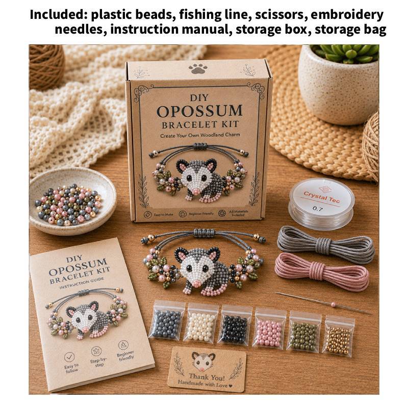 Kit Creativo per la Realizzazione di Braccialetti con Perline a Forma di Polpo con Materiale Giada per Artigianato di Gioielli Fai da Te
