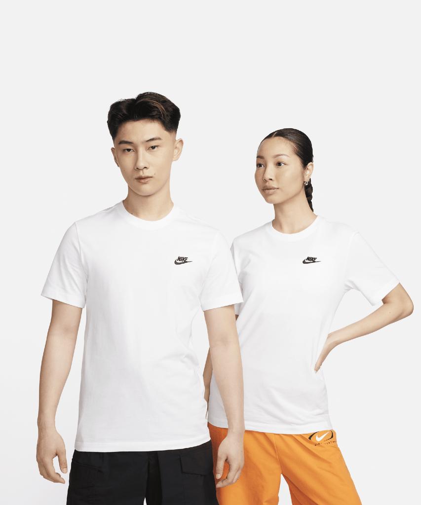 NIKE Sportswear Club T-Shirt M - White:Black / Ar4999-101