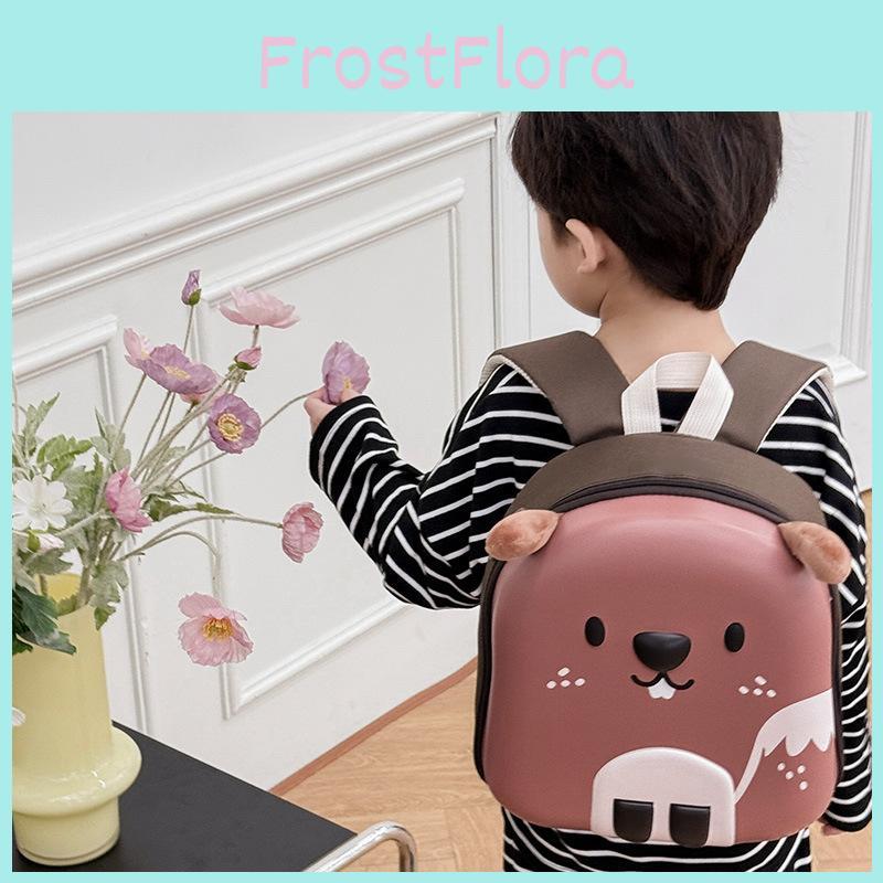 Colorful And Fun Pvc Kids Backpack With Animal Print For Boys And Girls For Daily Use
