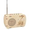 Diy Wooden Fm Radio Kit Vintage Assembly Electronic Soldering Project Educational Stem Toy Students Kids Teens Gift
