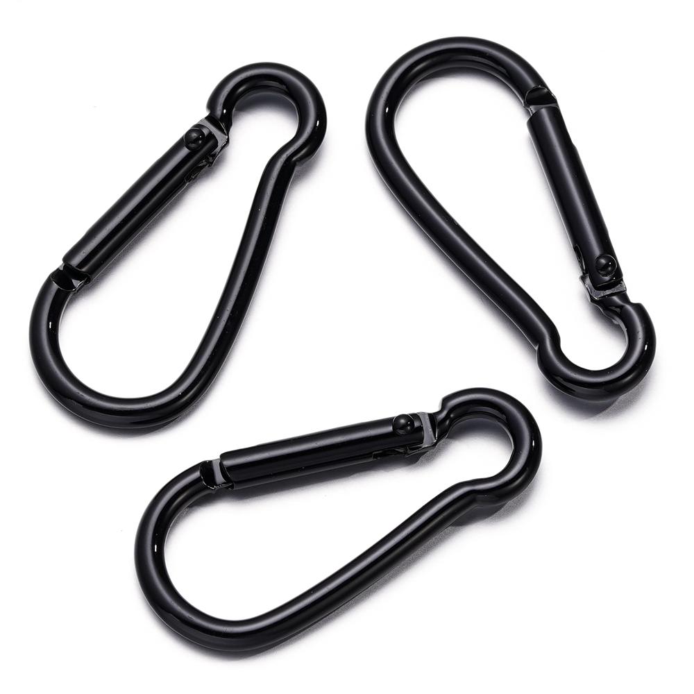 5 Stück/Los 22,5*48,5 mm Langer Feder-Schlüsselanhänger Öffnungsfähige Karabinerhaken Für Handtasche Tasche Schmuck Zubehör Bastelbedarf