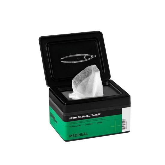 MEDIHEAL Derma 365 Tea Tree Soothing & Pore Care Daily Sheet Mask 30pcs