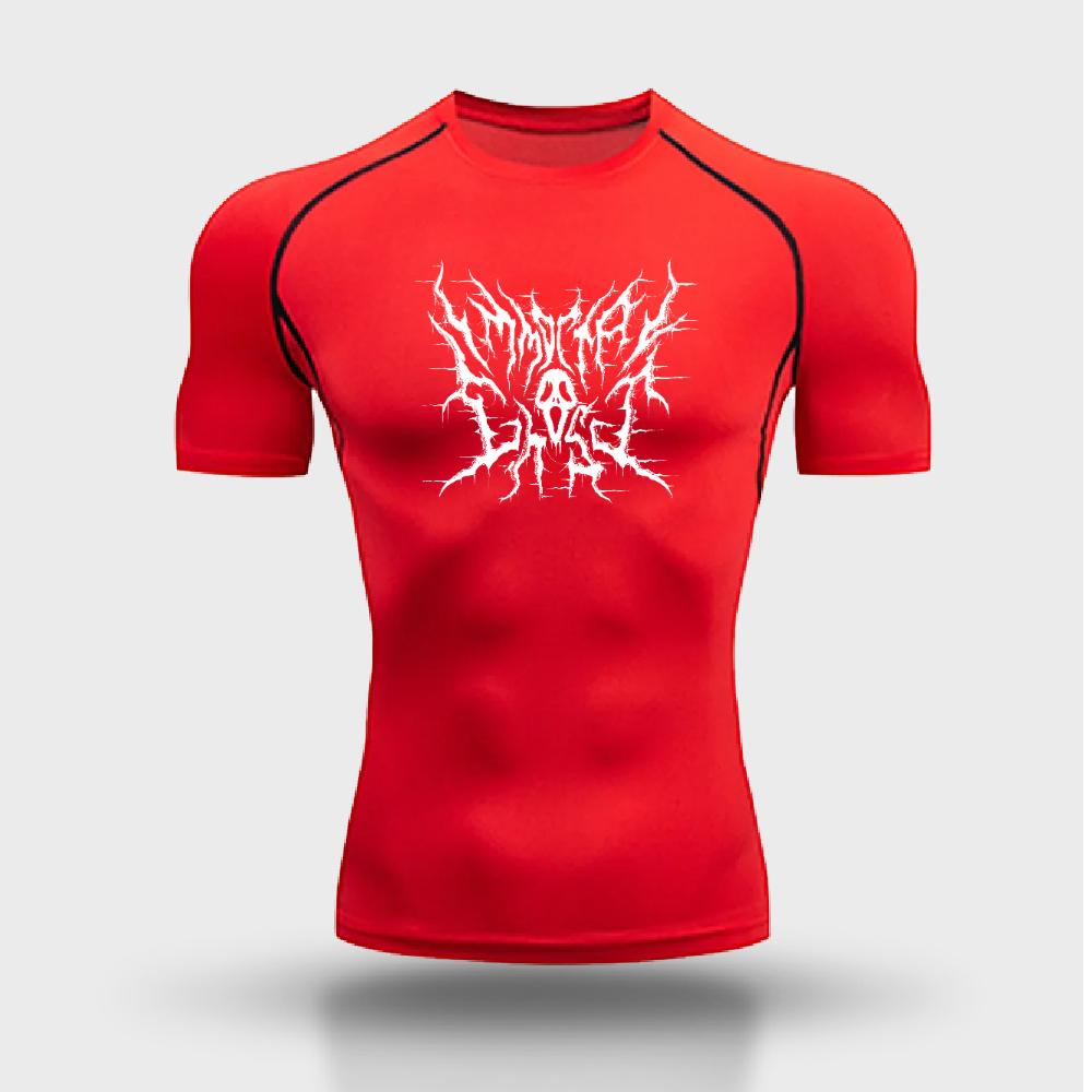 Summer Men s Compression Shirt Gym Exercise High-Elasticity Short Sleeve Breathable T-shirt Bodybuilding Fitness Jogging Training Short Sleeves S