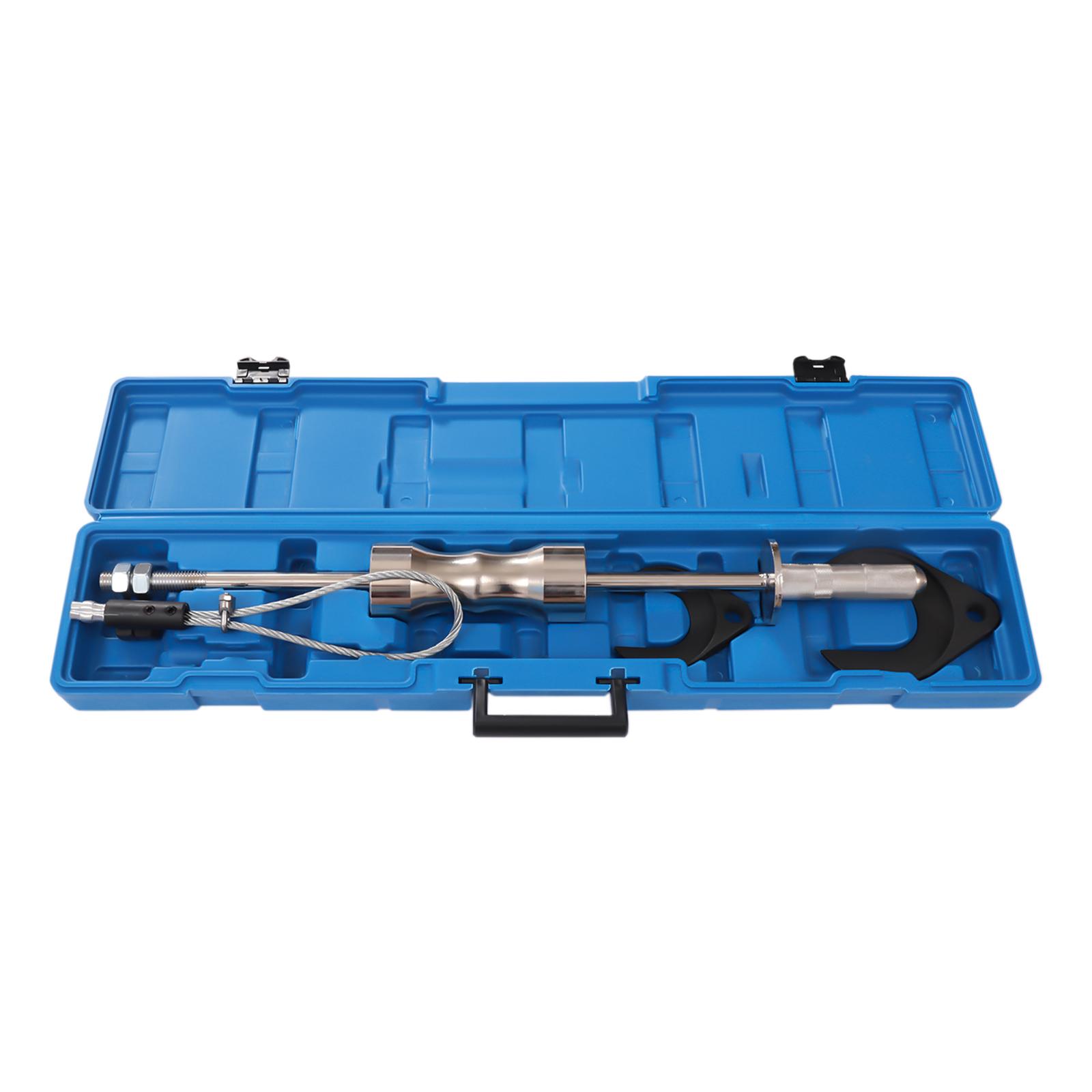 

Инструмент для снятия внутреннего ШРУСа с обратным молотком и съемником ШРУСа Универсальный стальной Инструмент для снятия полуоси привода переднего колеса синий