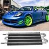 Car 4 Row Remote Transmission Oil Cooler Kit Auto Manual Radiator Converter