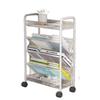 Milin Mobile 5-Tier Storage Bookshelf