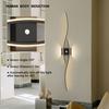 Human body Sensor LED Wall Light For Living Room Bedside TV Background Up&Down Black Gold White Wall Lamp Indoor Wall Lighting
