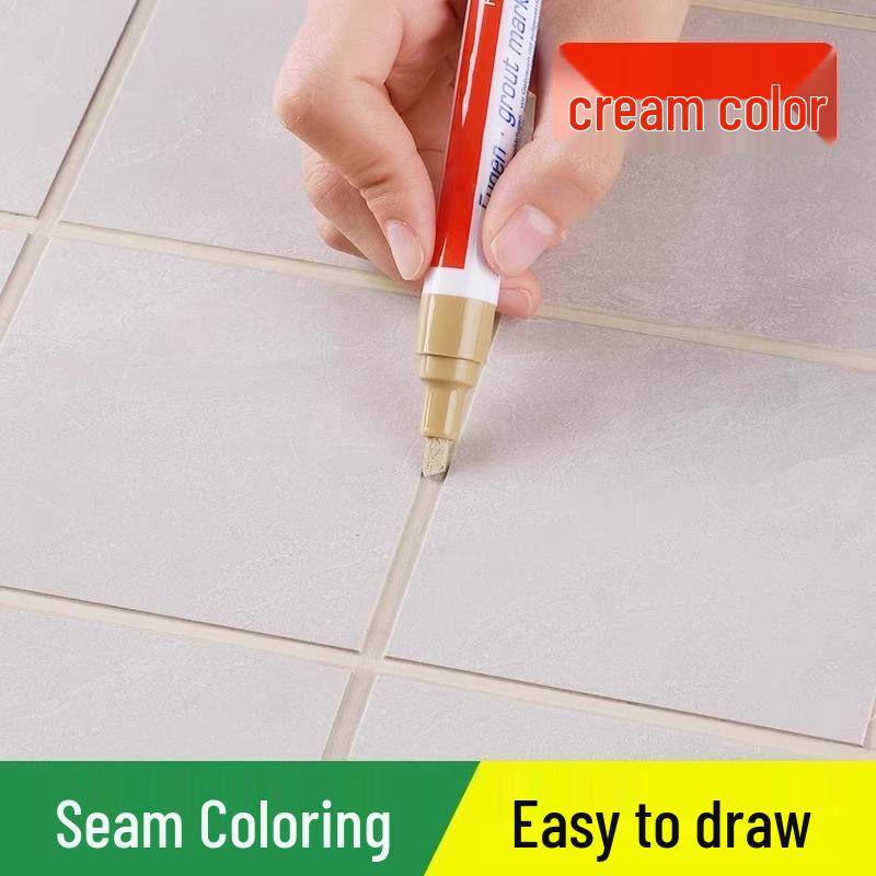 

Водостійкий маркер для затирки, що змінює колір: Засіб для заповнення швів плитки, стійкий до цвілі та ковзання, для підлоги