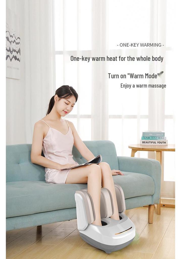 Fully Automatic Smart Foot and Calf Massager with Kneading