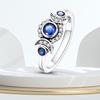 CopperStar Moon Sun Starry Sky Series Closed Ring For Women Valentine's Birthday Gifts Wedding Jewelry Accessory