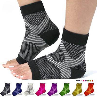 1 Paar Socken mit Fußgewölbeunterstützung für Plantarfasziitis, Kompressionsstrümpfe ohne Zehen, Linderung von Fußschmerzen, Knöchelschwellungen
