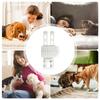 Cat Scratch Corner Brush Silicone Shedding Massage Comb Pet Grooming Brushes Pet Itch Tool Face Scratchers For Table Legs