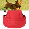 Dog Baseball Hat Sun Comfortable Pet Sports Hat with Ear Holes for Small Dogs