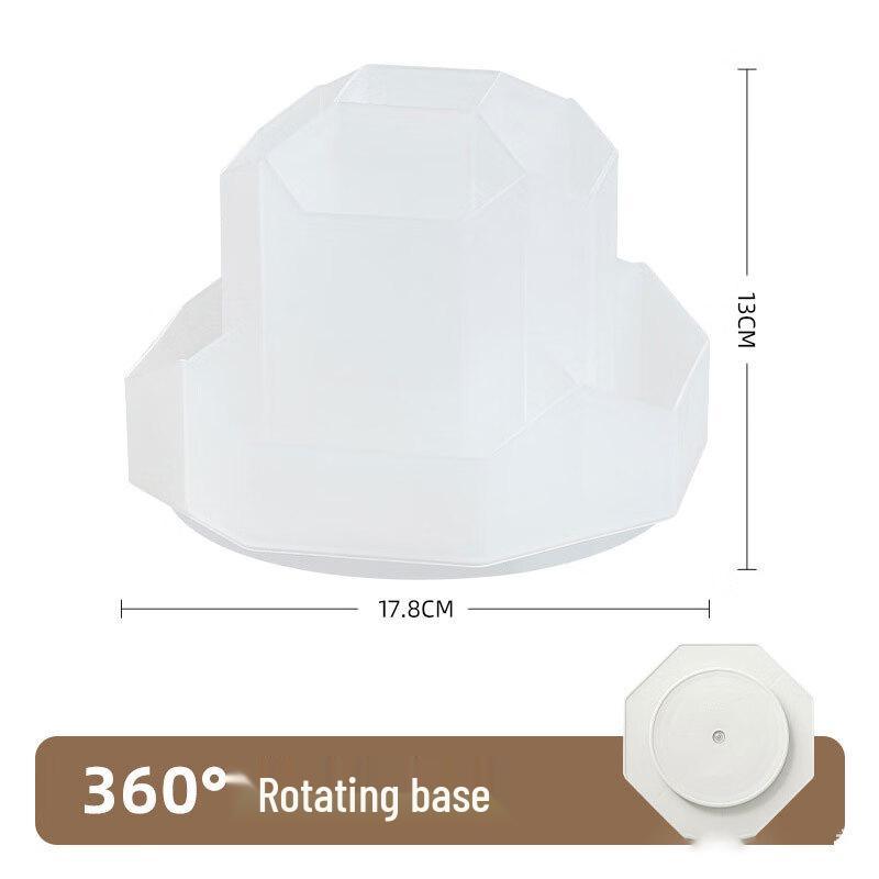 360-Degree Rotating Desk Organizer Pen Holder