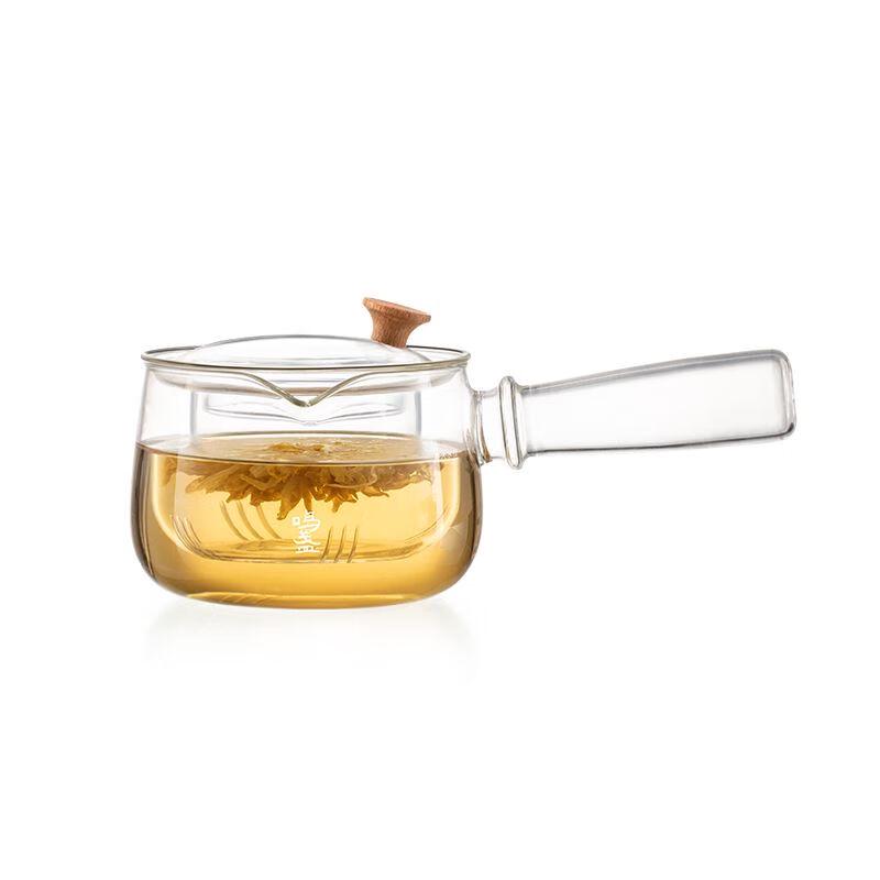 Mingzhan Glass Side-Handle Tea Pot