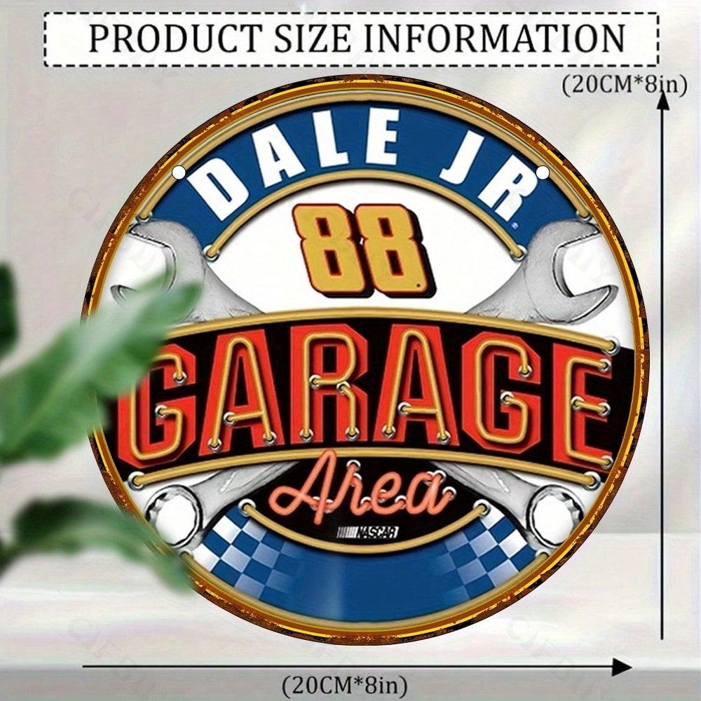 Dale Earnhardt Jr 88 Vintage Tin Metal Sign Garage Wall Decor Art Plaque разноцветный