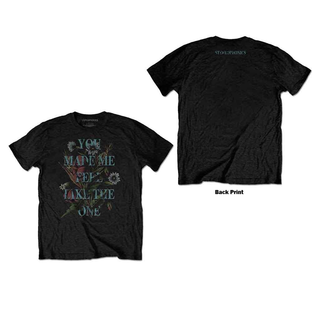 Stereophonics Make Me Feel (Black) T-Shirt (Large) S