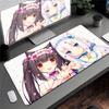 Anime Nekopara Cute Girl Carpet Large Computer Desktop Protect Cushion XXL Gaming Lock Edge Thicken Mouse Pad Speed Keyboard Mat