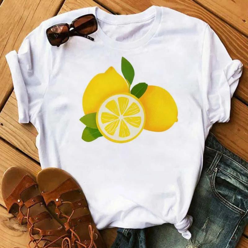 Funny Fruits T Shirt Unisex Fashion Kawaii Banana Print White Tshirt Harajuku Tshirt Short Sleeves Tops Tee Shirt Femme T Shirts