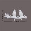 Resin Bird Hanger Wall Decoration Coat Handbag Key Holder Adhesive Hook Living Room Bedroom Hanging Rack Home Decor