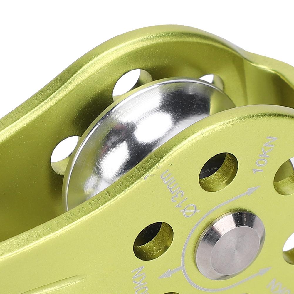 Outdoor Rock Climbing Pulley Fixed Sideplate Single Pulley High Altitude Survival Tool Gear