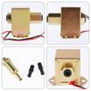 Electric Fuel Pump 12V 4.5-7PSI Universal Gasoline and Diesel  Transfer Pump with 2 Fuel Connectors Metal Electric Fuel Pump