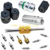 L8RE Air Conditioner Valves Cores Set Air Conditioning Valves Installation Tool Brass Texture Suitable for R12 R134A