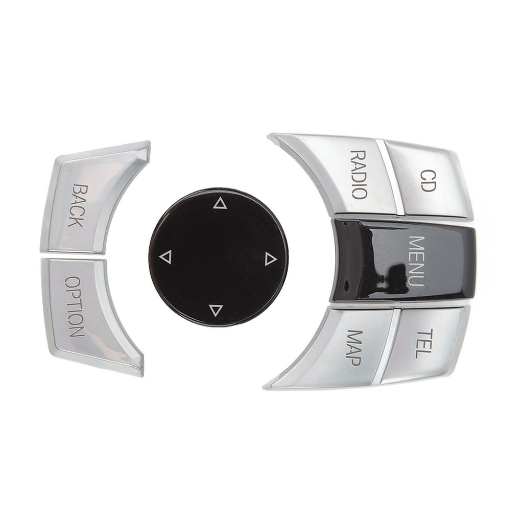 6 Stück Zentrale Multimedia-Tasten Exquisite Oberfläche Glatte Berührungskontrolle Drehknopf Tastenabdeckung Passend für 1 3 5 6 Serie